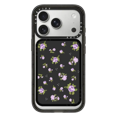 Floral Gingham - Purple