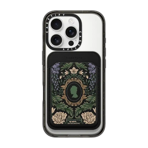 Bridgerton Damask Pattern Snappy Wallet