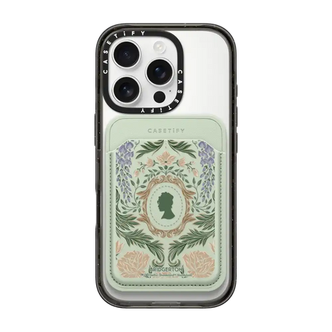 Bridgerton Damask Pattern Snappy Wallet