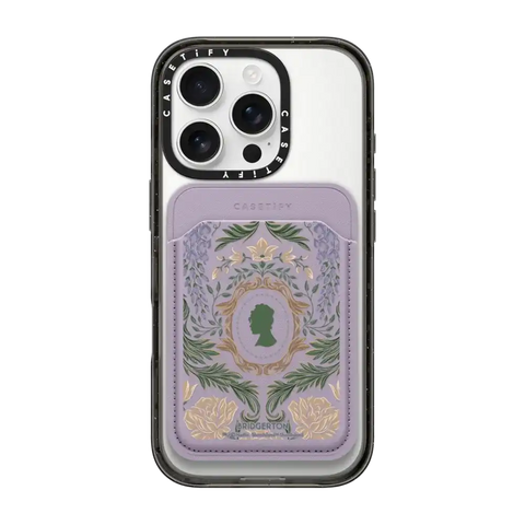 Bridgerton Damask Pattern Snappy Wallet