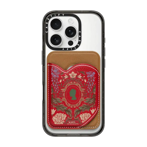 Bridgerton Damask Pattern Snappy Wallet