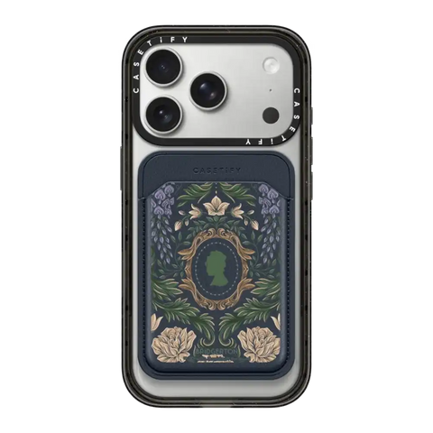 Bridgerton Damask Pattern Snappy Wallet
