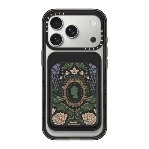 Bridgerton Damask Pattern Snappy Wallet