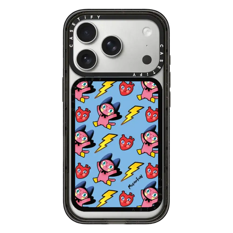 Heart and Thunder Pattern (Blue)