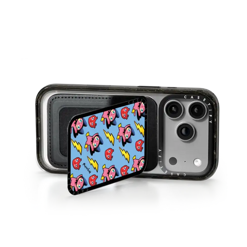 Heart and Thunder Pattern (Blue)