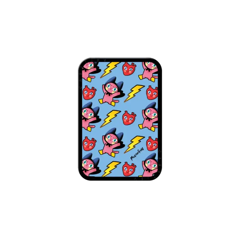 Heart and Thunder Pattern (Blue)