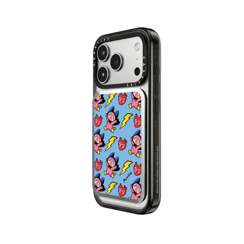 Heart and Thunder Pattern (Blue)