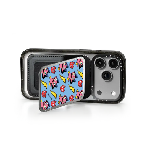 Heart and Thunder Pattern (Blue)