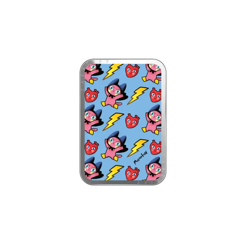 Heart and Thunder Pattern (Blue)