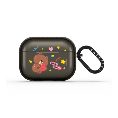 LINE FRIENDS BROWN Earbuds Case