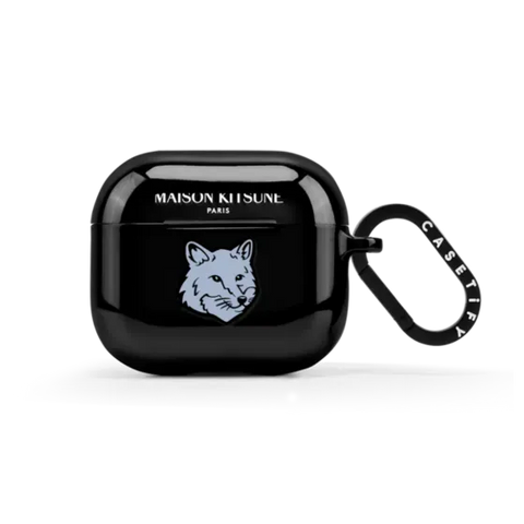 Maison Kitsuné Pure Blue Fox Head Earbuds Case