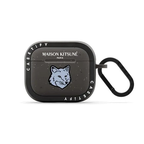 Maison Kitsuné Pure Blue Fox Head Earbuds Case