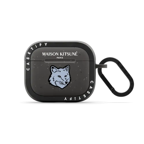 Maison Kitsuné Pure Blue Fox Head Earbuds Case
