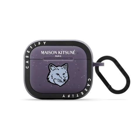 Maison Kitsuné Pure Blue Fox Head Earbuds Case