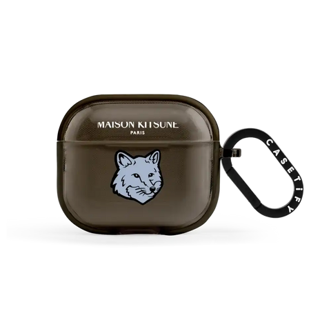 Maison Kitsuné Pure Blue Fox Head Earbuds Case