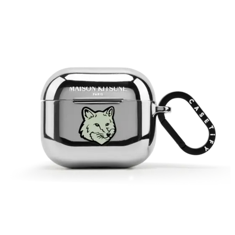 Maison Kitsuné Soft Mint Fox Head Earbuds Case