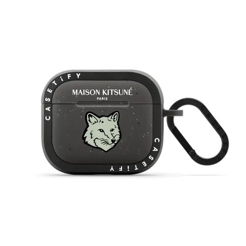 Maison Kitsuné Soft Mint Fox Head Earbuds Case