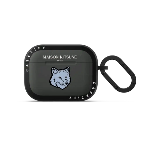 Maison Kitsuné Pure Blue Fox Head Earbuds Case