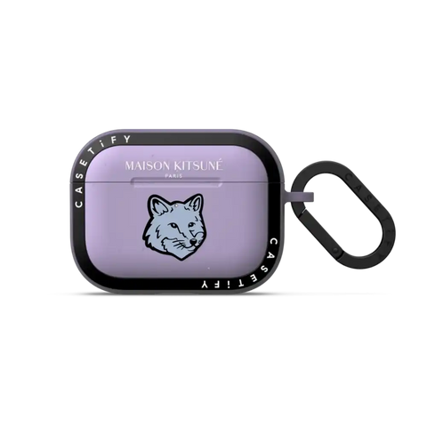 Maison Kitsuné Pure Blue Fox Head Earbuds Case