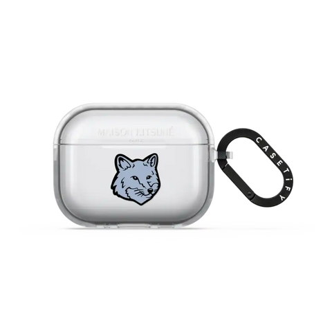 Maison Kitsuné Pure Blue Fox Head Earbuds Case