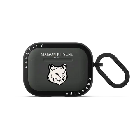 Maison Kitsuné Dove White Fox Head Earbuds Case