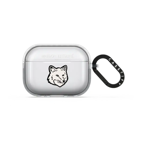 Maison Kitsuné Dove White Fox Head Earbuds Case