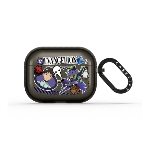 Evangelion Sticker Earbuds Case