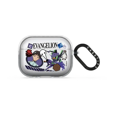 Evangelion Sticker Earbuds Case