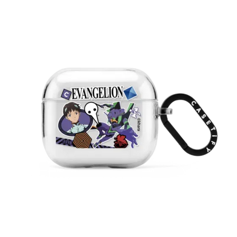 Evangelion Sticker Earbuds Case