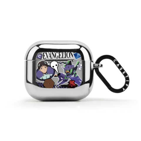Evangelion Sticker Earbuds Case