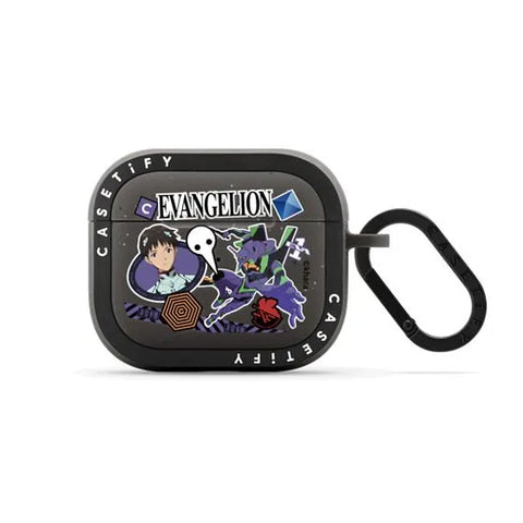 Evangelion Sticker Earbuds Case