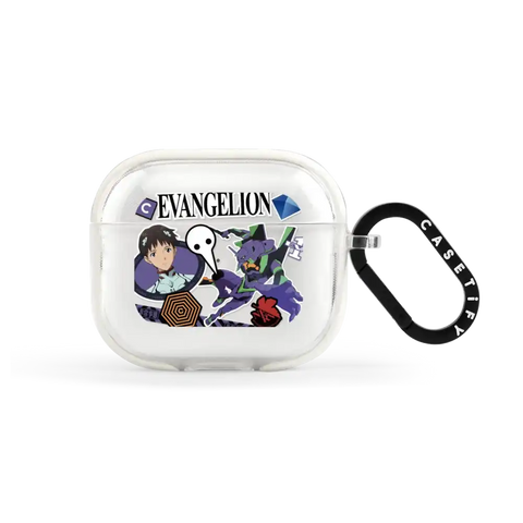 Evangelion Sticker Earbuds Case