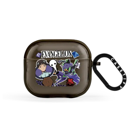 Evangelion Sticker Earbuds Case