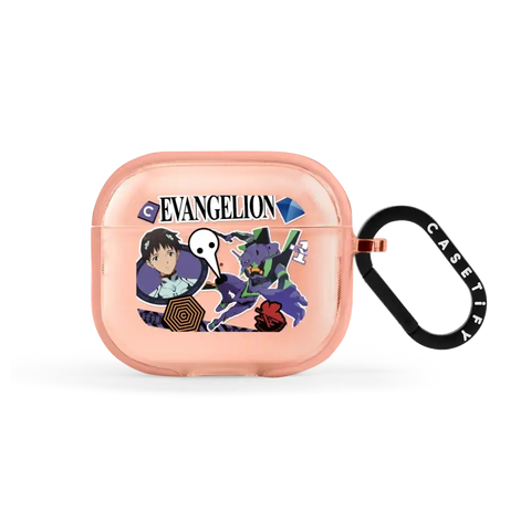Evangelion Sticker Earbuds Case