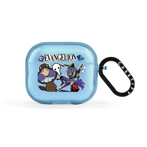 Evangelion Sticker Earbuds Case