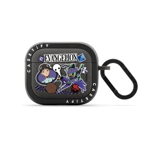 Evangelion Sticker Earbuds Case