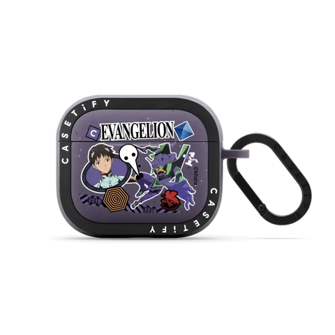 Evangelion Sticker Earbuds Case