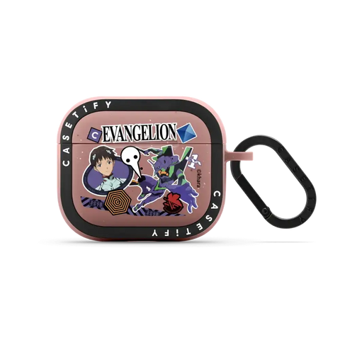 Evangelion Sticker Earbuds Case