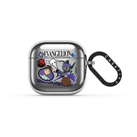 Evangelion Sticker Earbuds Case