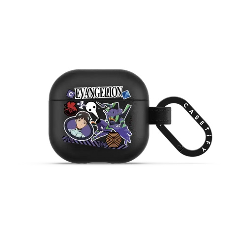 Evangelion Sticker Earbuds Case