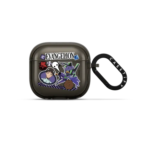 Evangelion Sticker Earbuds Case