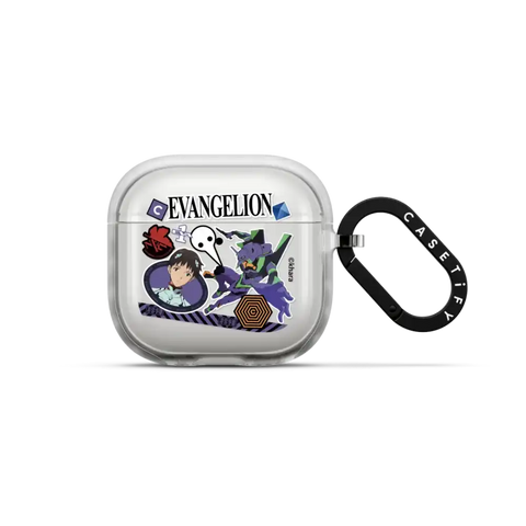 Evangelion Sticker Earbuds Case