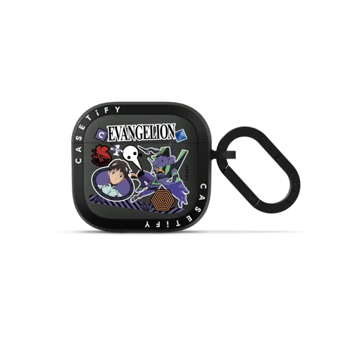 Evangelion Sticker Earbuds Case
