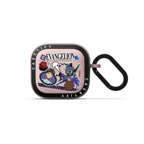 Evangelion Sticker Earbuds Case