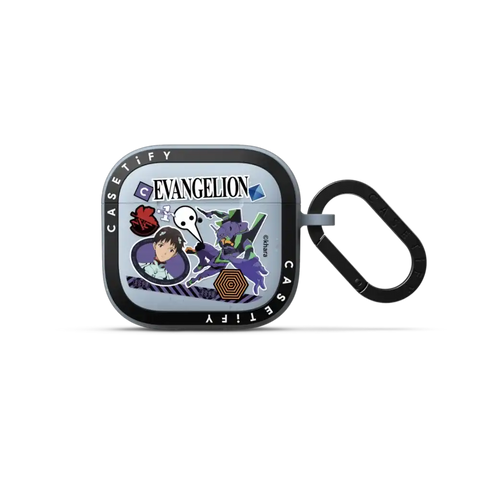 Evangelion Sticker Earbuds Case