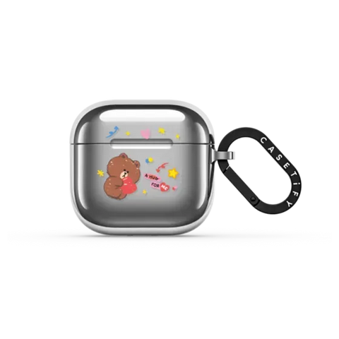 LINE FRIENDS BROWN Earbuds Case
