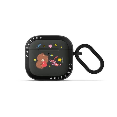 LINE FRIENDS BROWN Earbuds Case