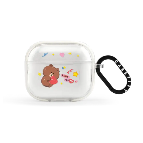 LINE FRIENDS BROWN Earbuds Case