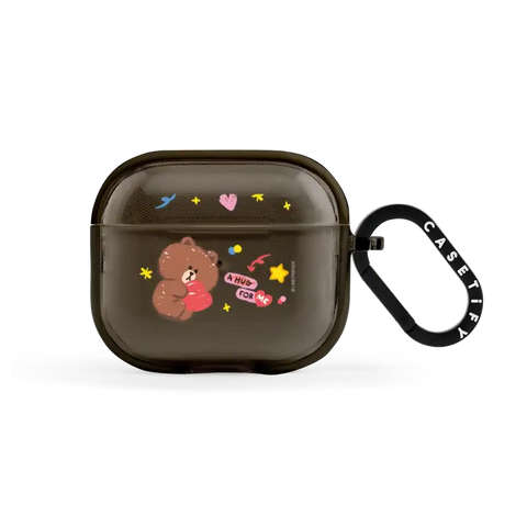 LINE FRIENDS BROWN Earbuds Case