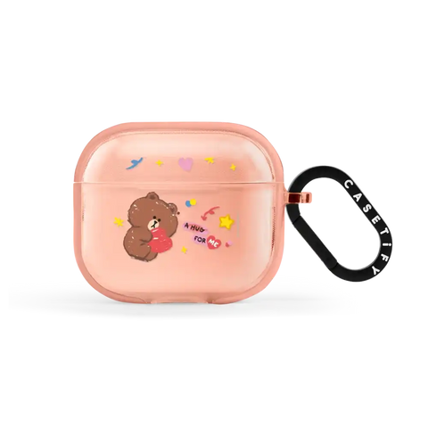 LINE FRIENDS BROWN Earbuds Case